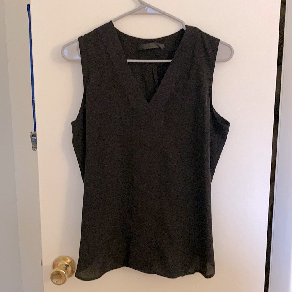 Sleeveless black Daniela Corte blouse